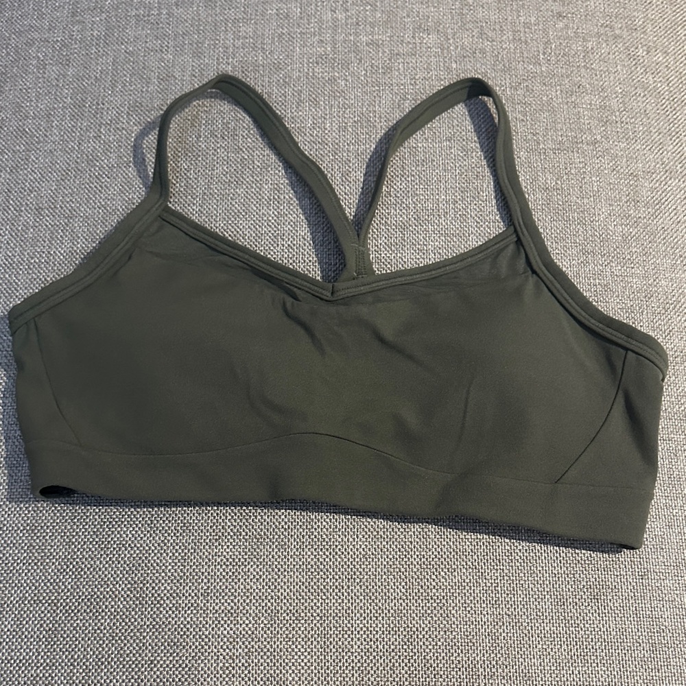 Athleta Olive Green Vital Bra